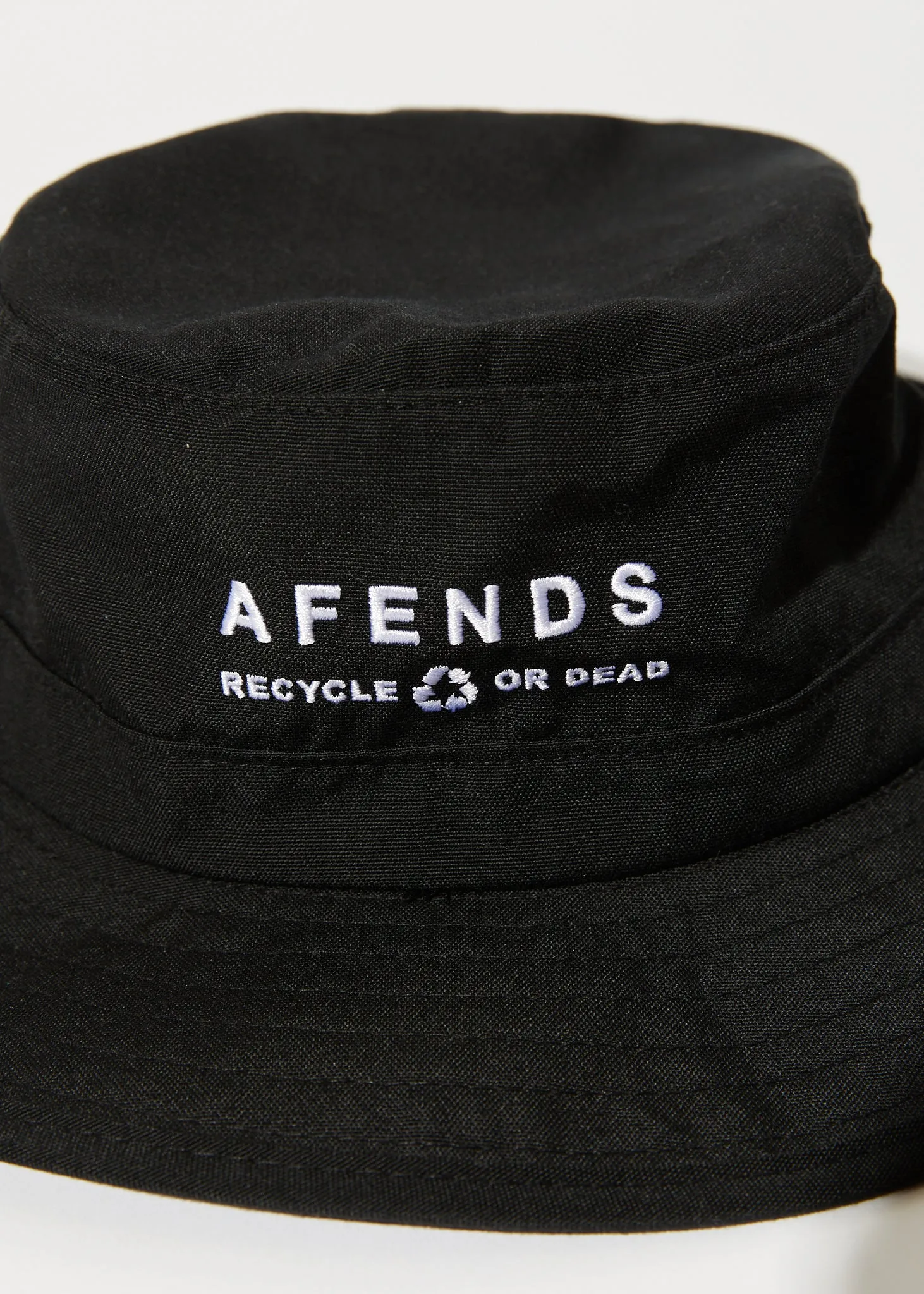 AFENDS Unisex Calico - Bucket Hat - Black