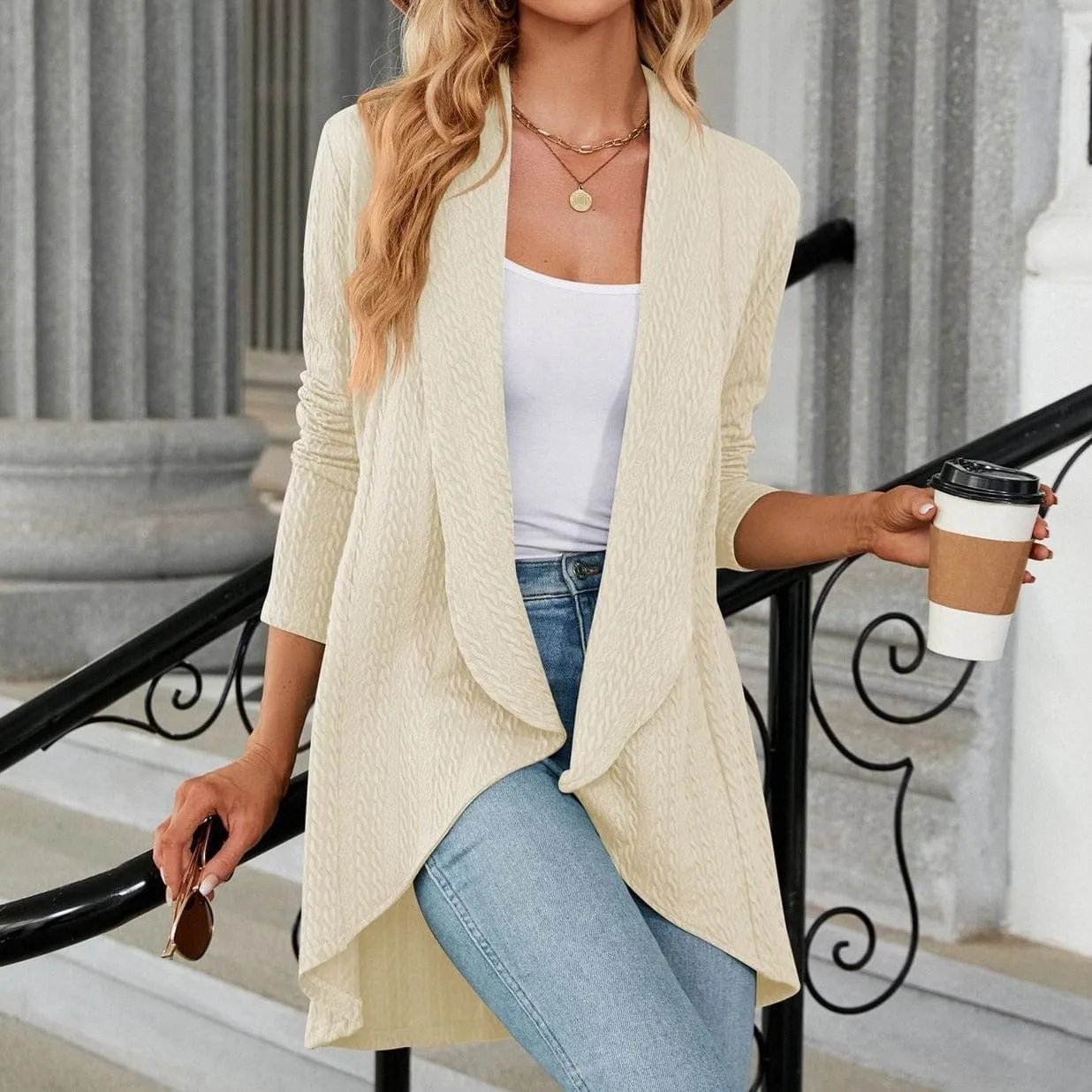 Anemone Long Knitted Cardigan