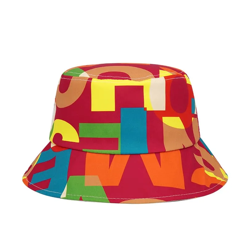 Athleisure Letters Bucket Hat