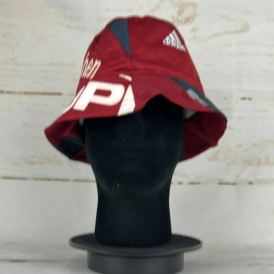 Bayern Munich 2001-2002 Upcycled Home Shirt Bucket Hat - Vintage