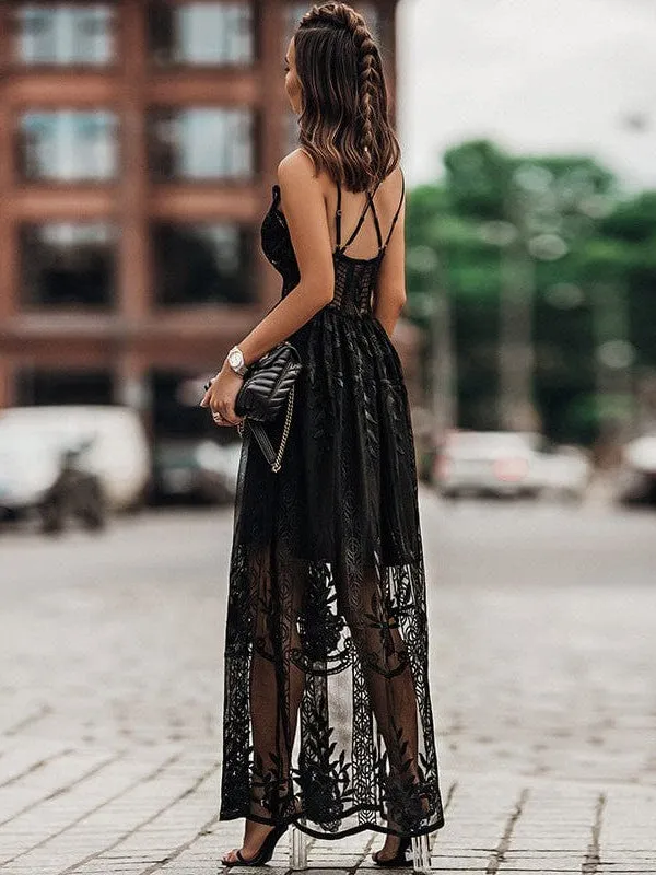 Bohemian Lace Gown