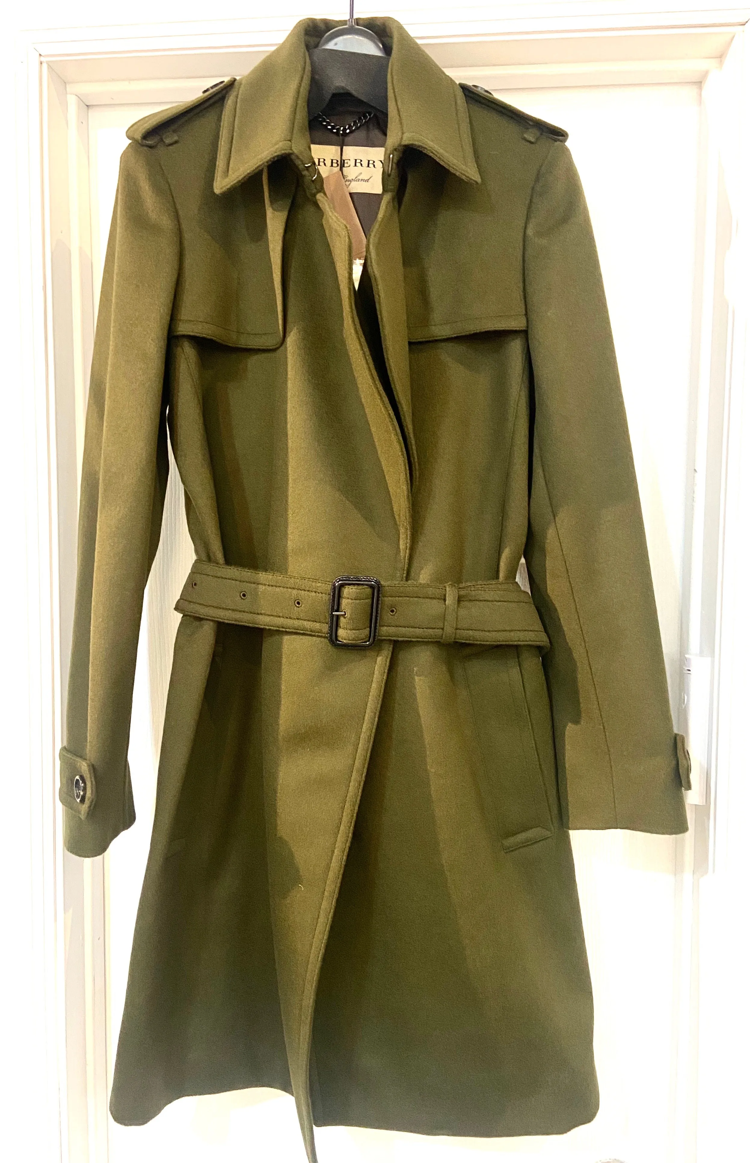 BURBERRY TEMPSFORD SINGLE BREASTED TRENCH COAT