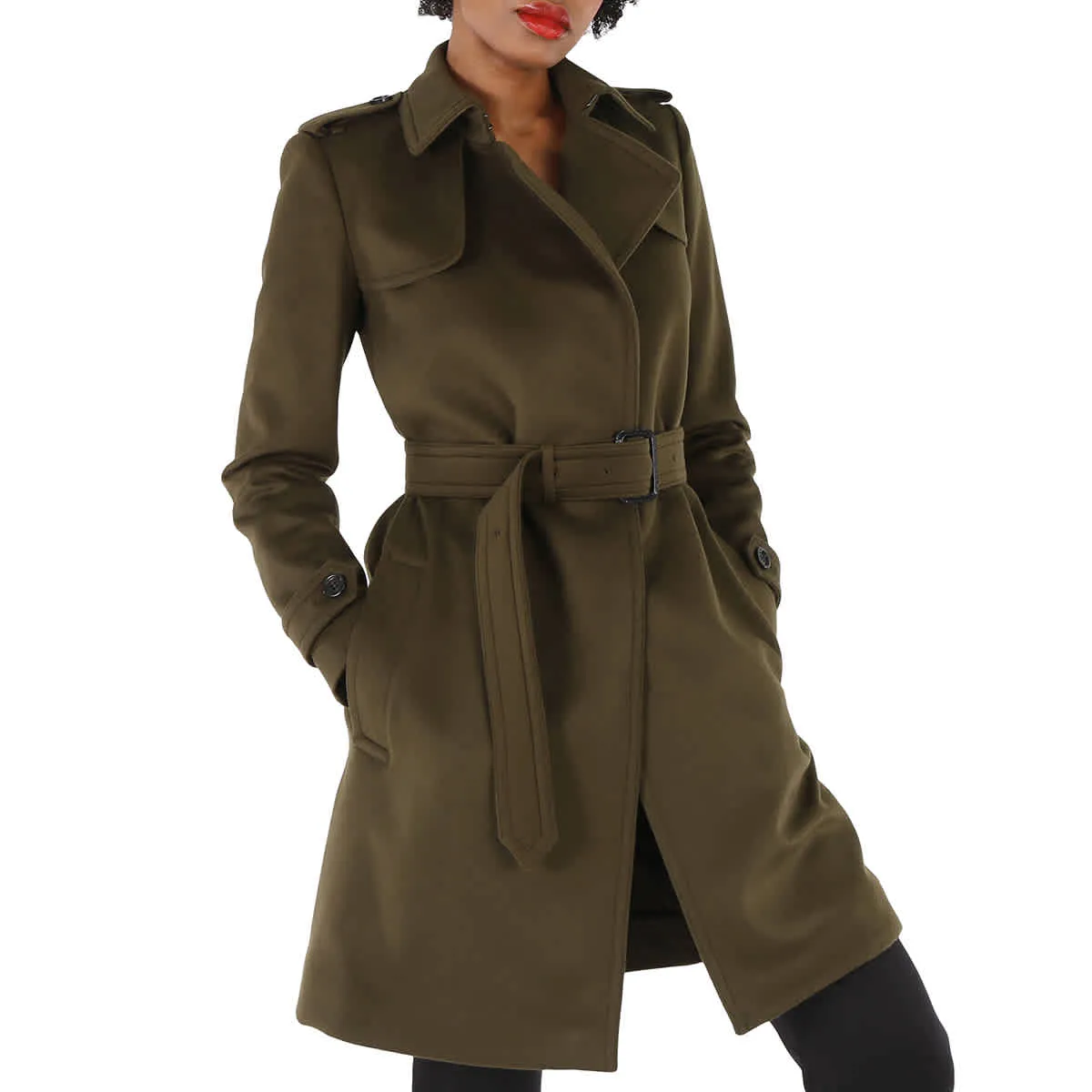 BURBERRY TEMPSFORD SINGLE BREASTED TRENCH COAT