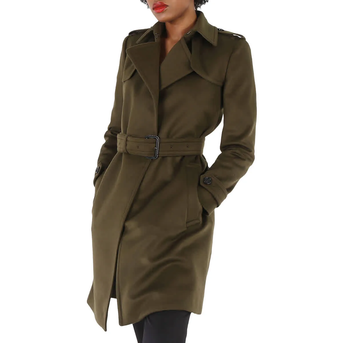 BURBERRY TEMPSFORD SINGLE BREASTED TRENCH COAT