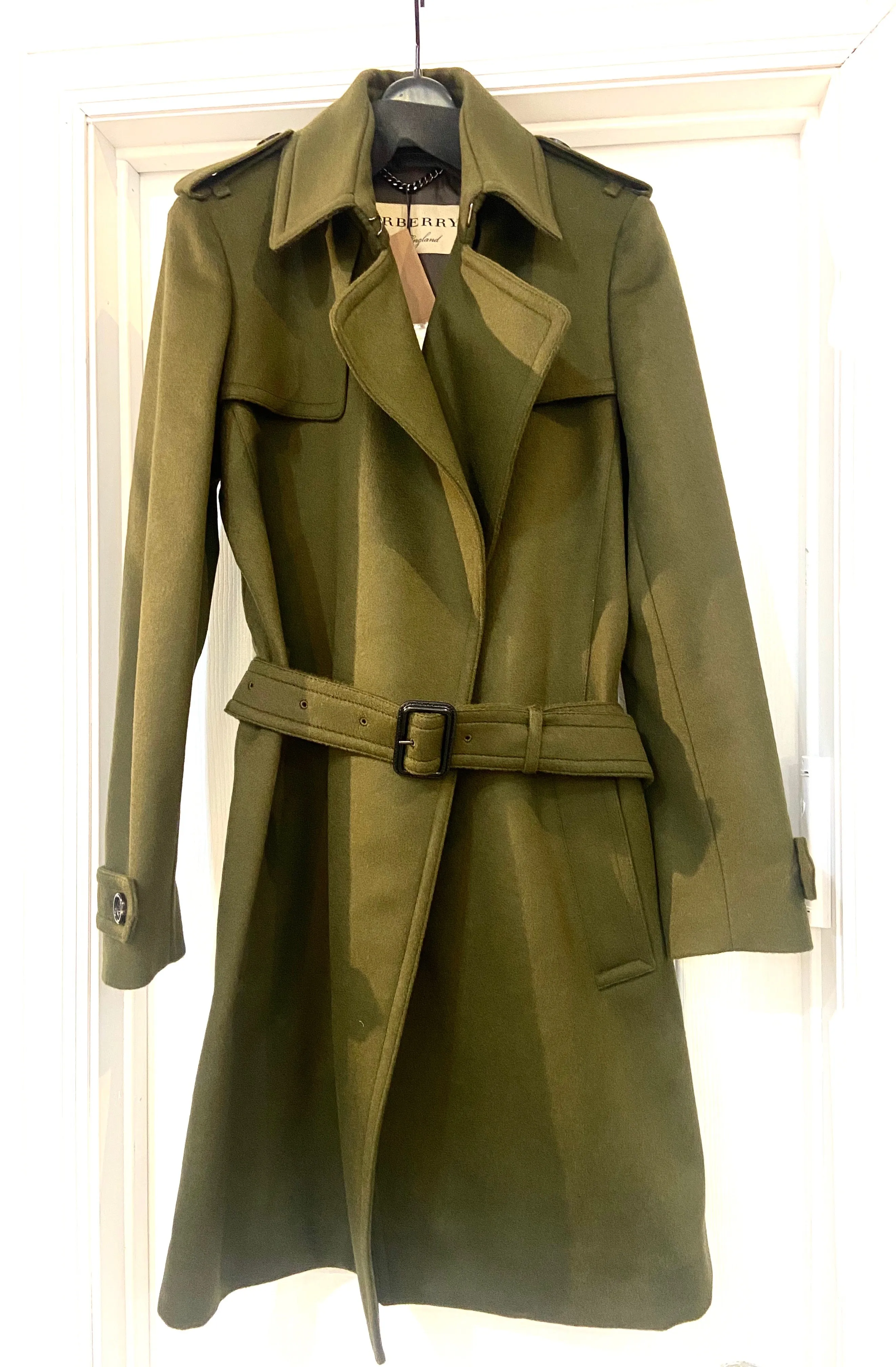 BURBERRY TEMPSFORD SINGLE BREASTED TRENCH COAT