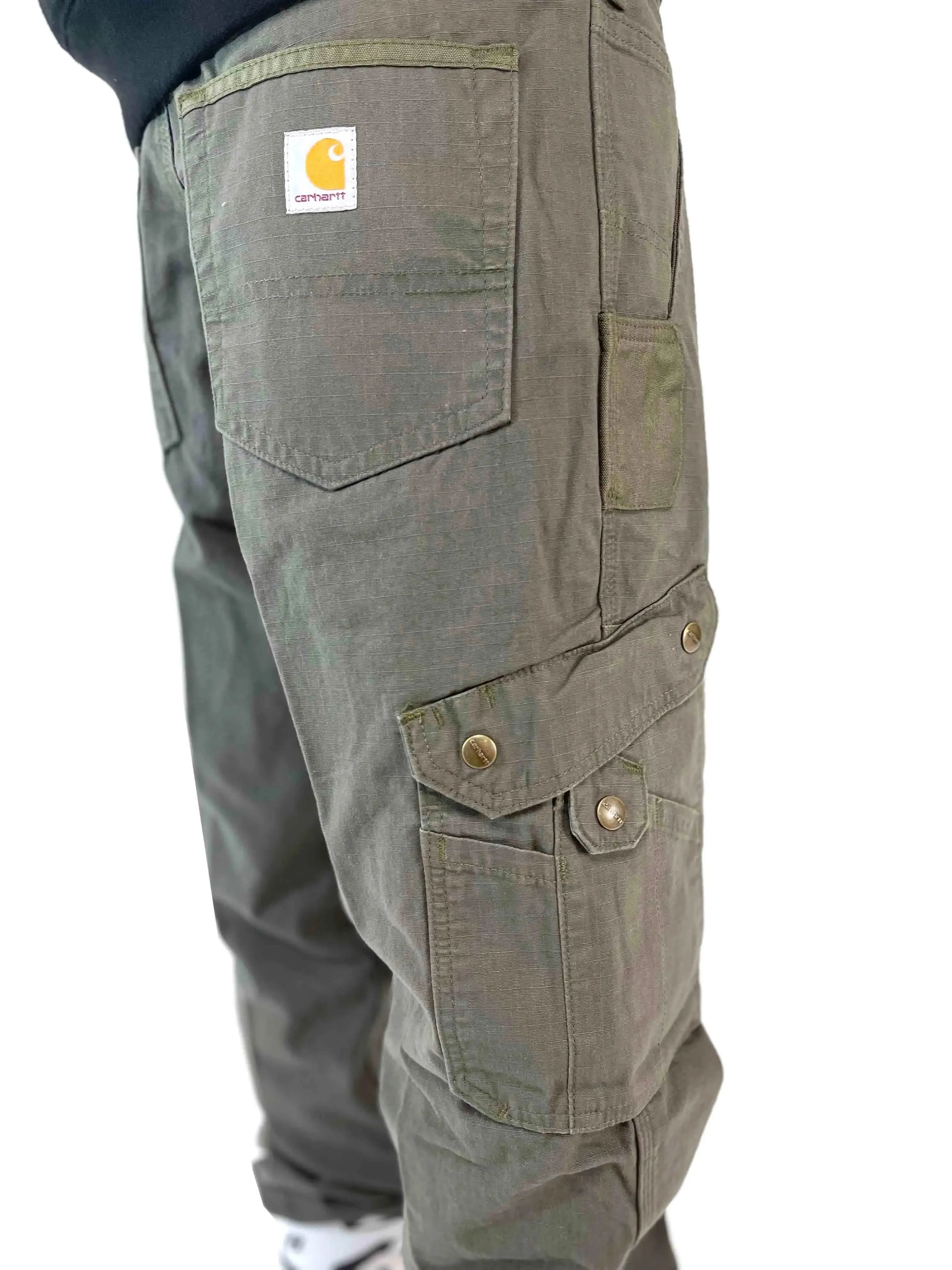 Carhartt Cotton Ripstop Relaxed Fit Cargo Pant Moss