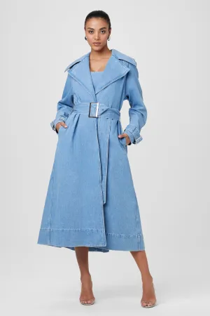 Chloe Denim Trench Jacket