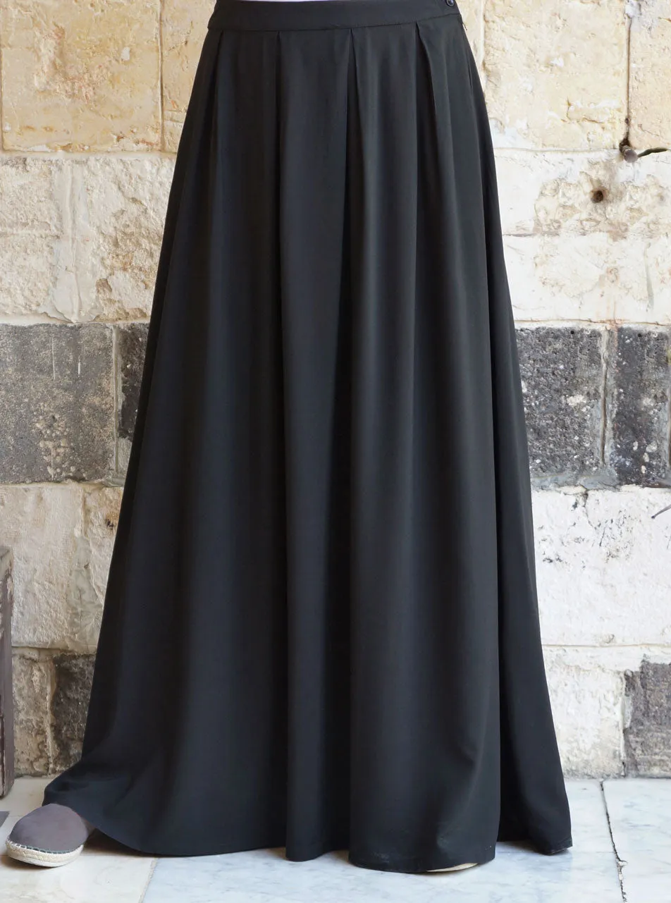 Deep Pleated Skirt