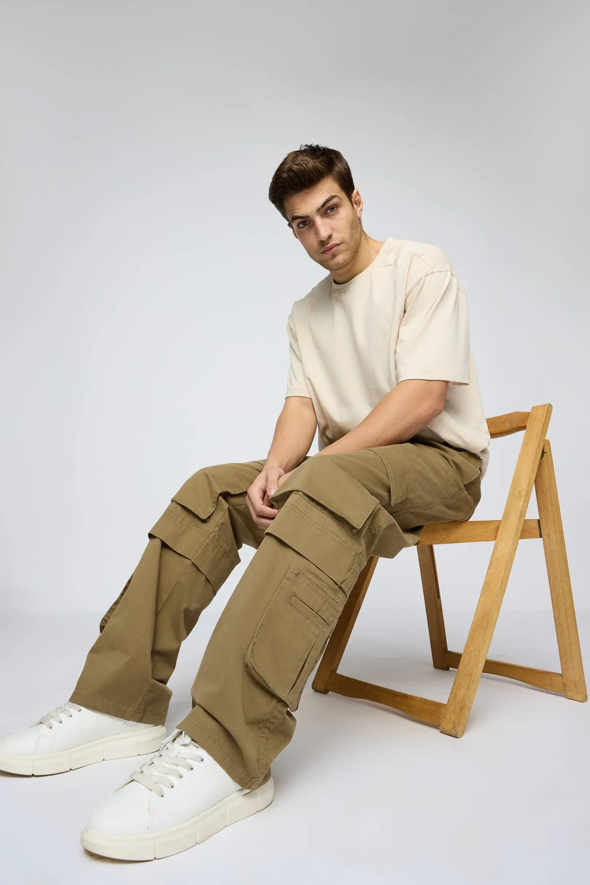 Dusk Khaki Men's Relaxed Fit Cargo Pants