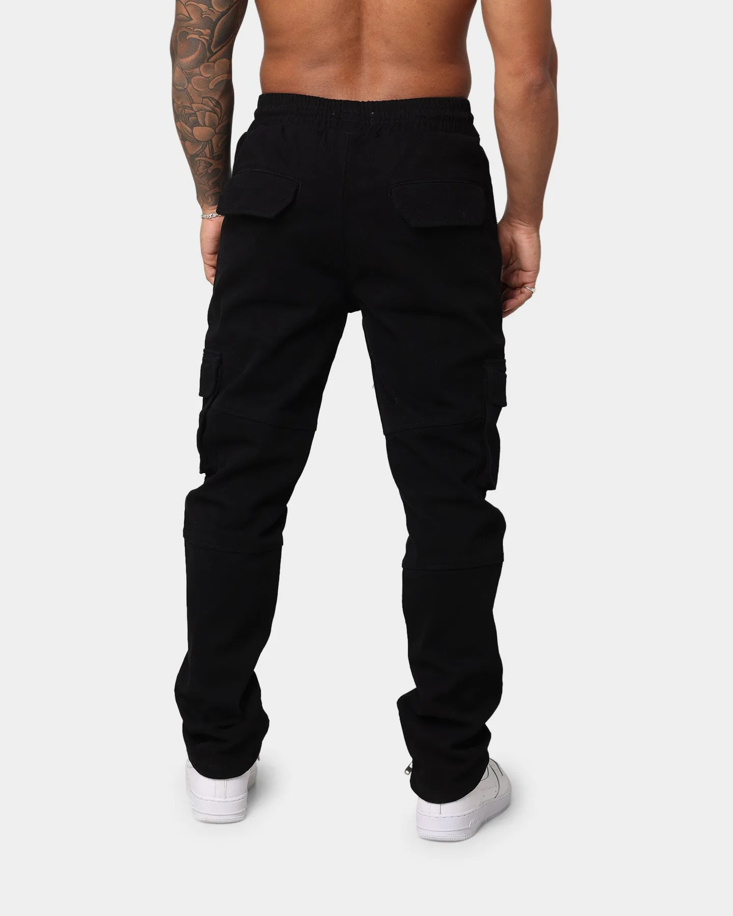 EN ES Poseidon Cargo Pants Black