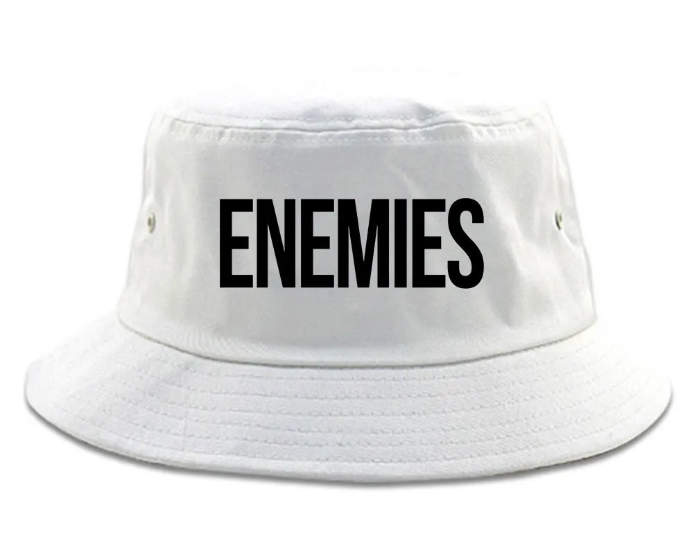 ENEMIES Orange Print Bucket Hat