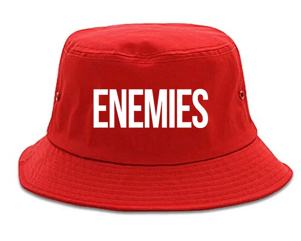 ENEMIES Orange Print Bucket Hat