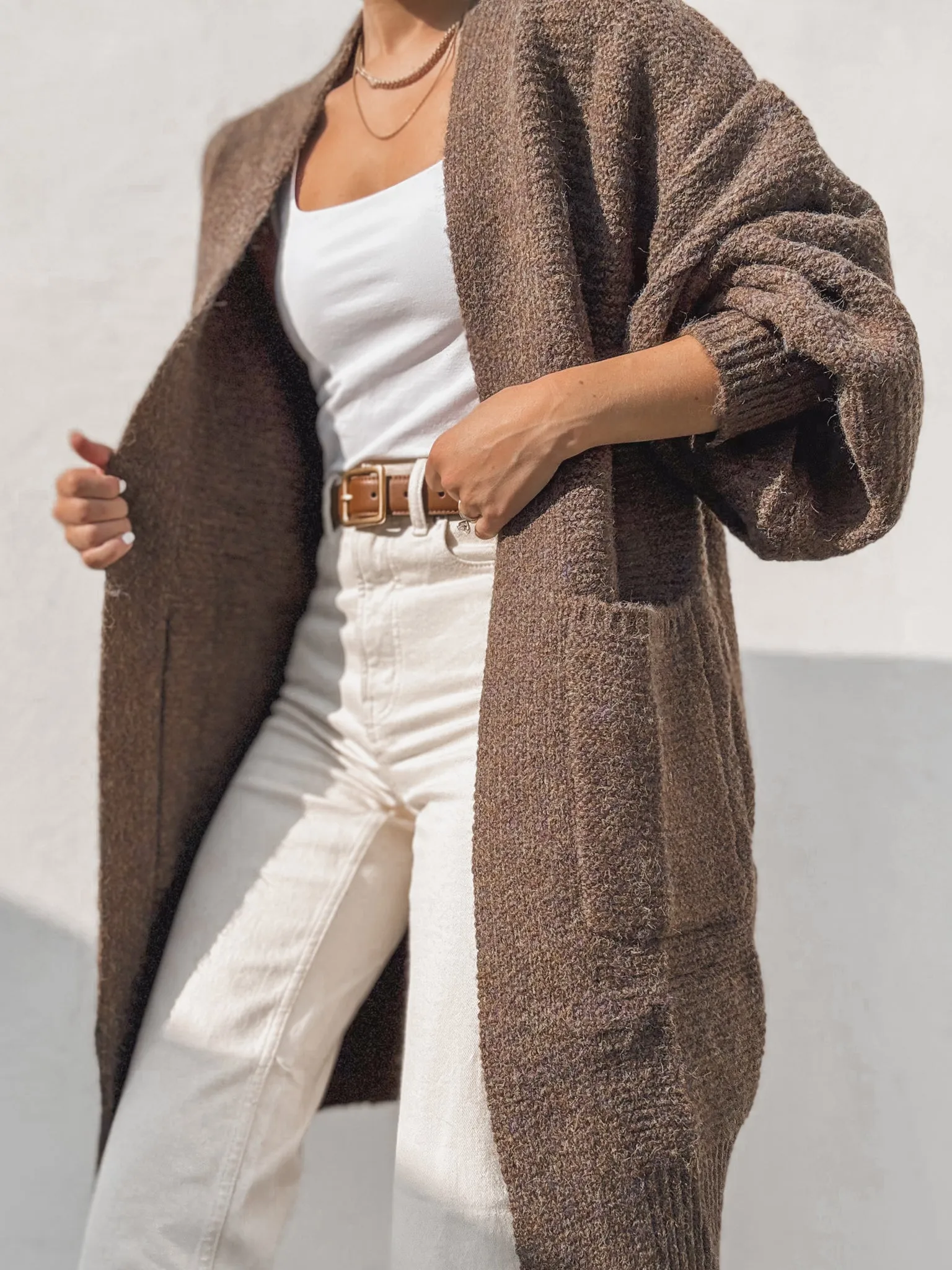 Espresso Martini Soft Knit Cardigan