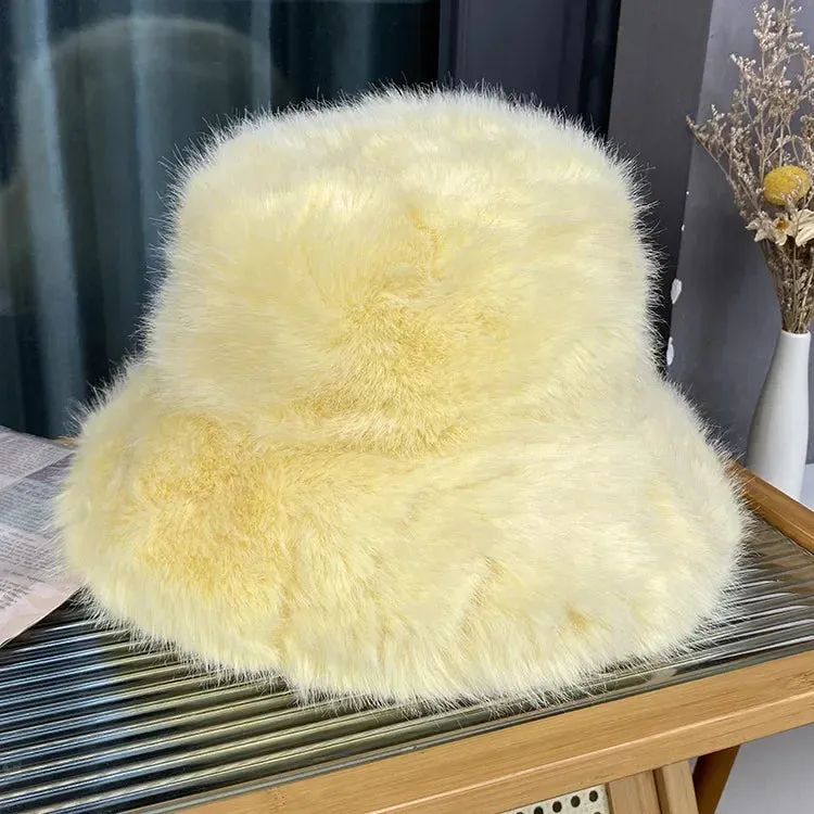 Faux Fur Bucket Hats