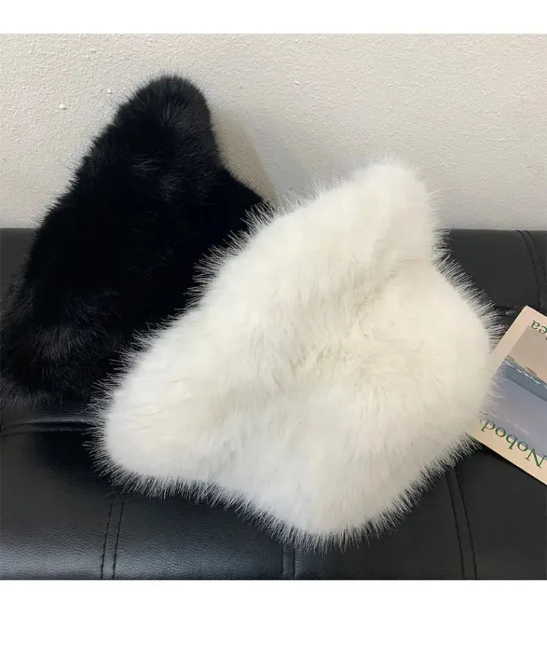 Faux Fur Bucket Hats