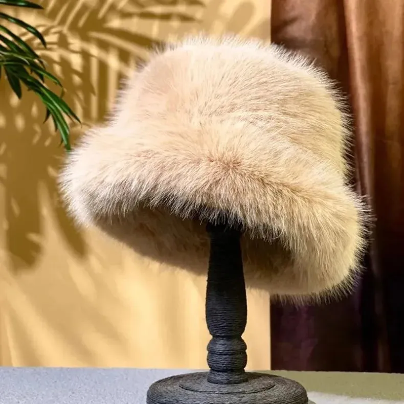 Faux Fur Bucket Hats