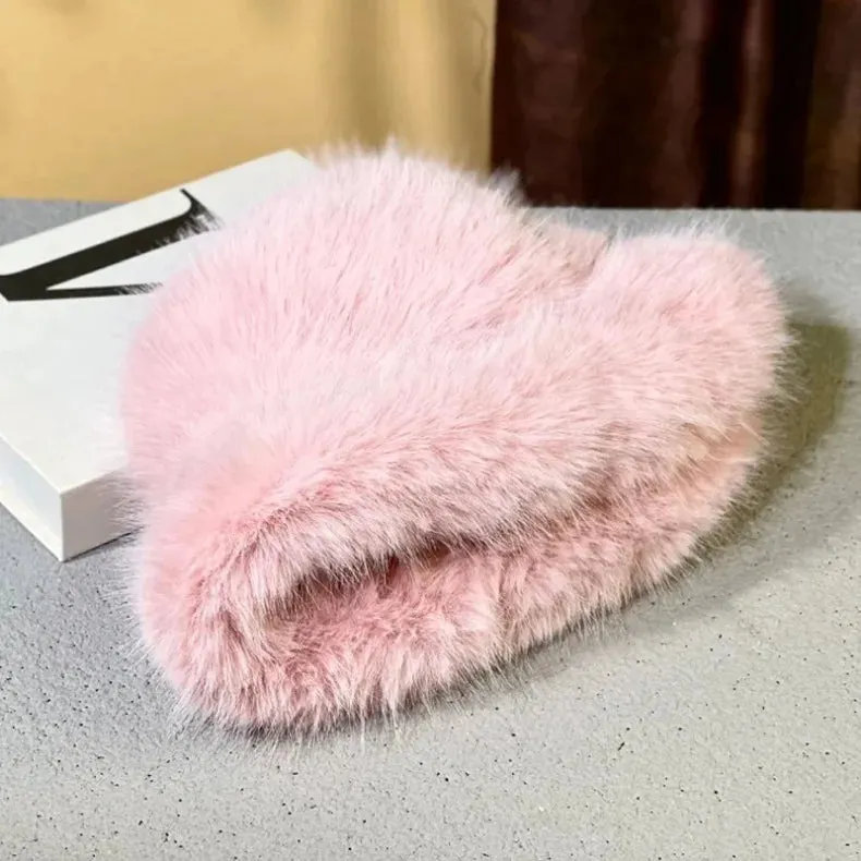 Faux Fur Bucket Hats