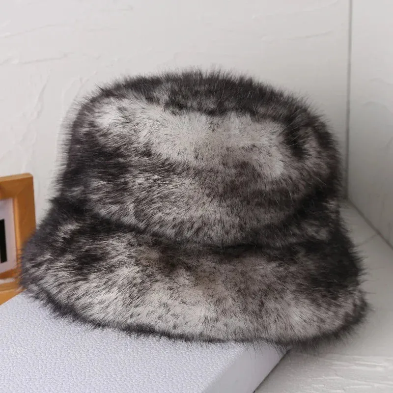 Faux Fur Bucket Hats