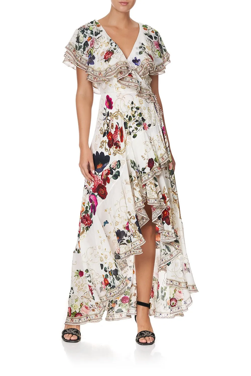 FRILL SLEEVE LONG DRESS FAIRY GODMOTHER