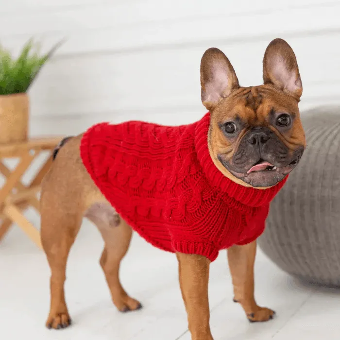 GF Pet Chalet Sweater Red For Dogs