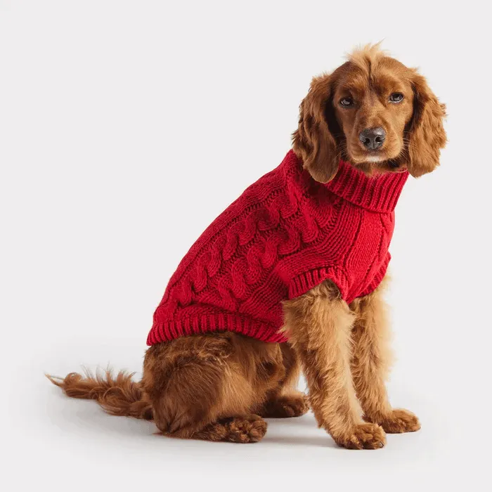 GF Pet Chalet Sweater Red For Dogs