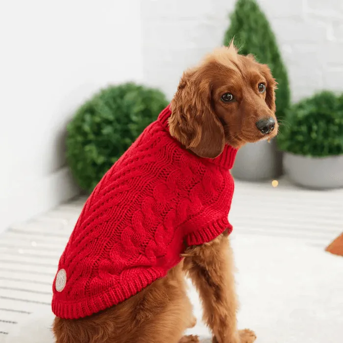 GF Pet Chalet Sweater Red For Dogs