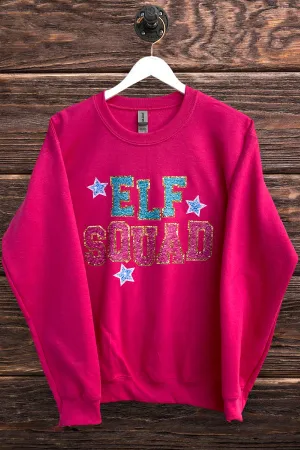 GILDAN SS DTF ELF SQUAD - HOT PINK