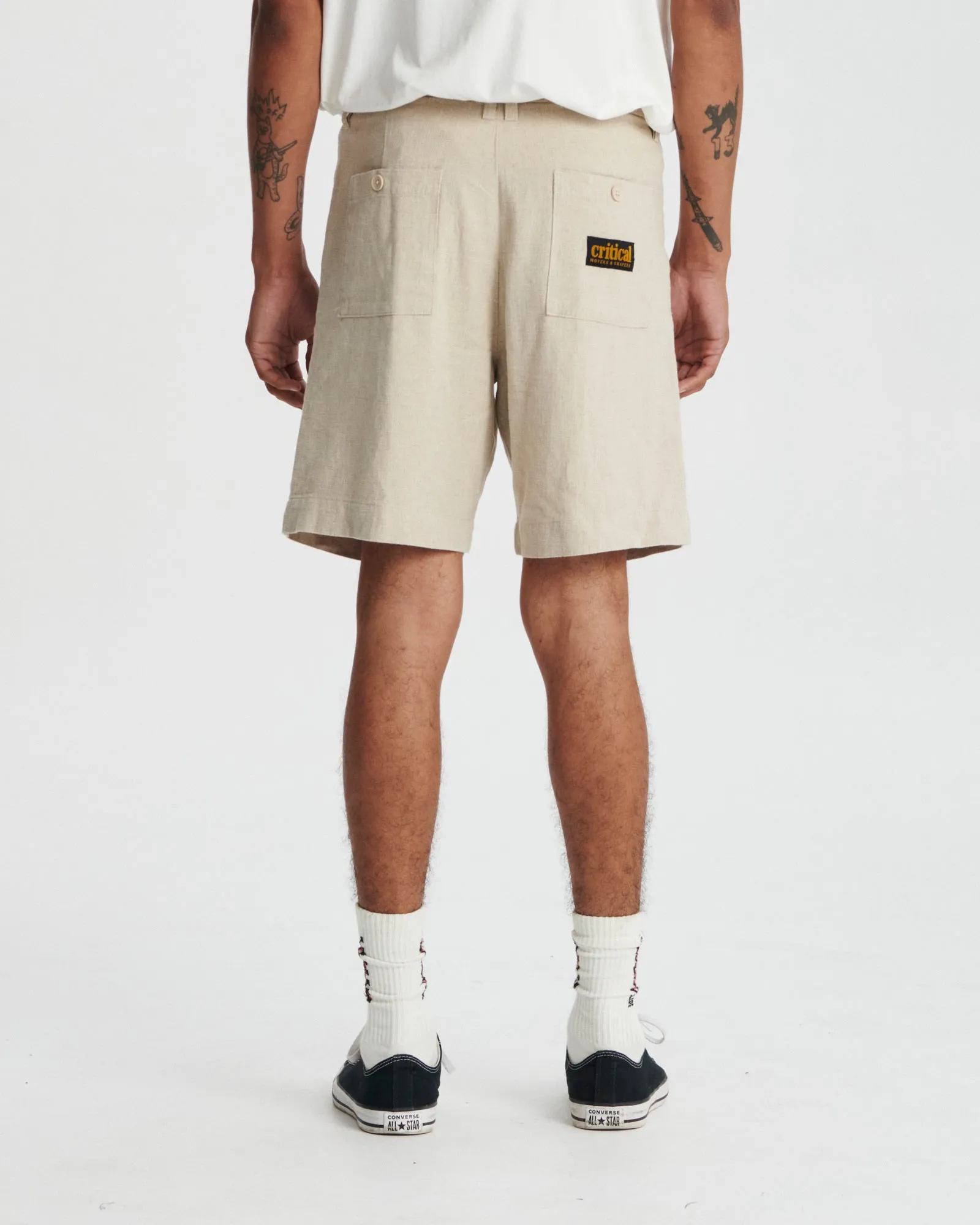 Harro Linen Short - Ecru