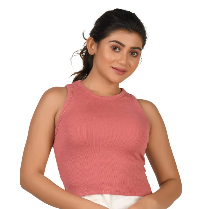 Hosiery Blouse- Sleeveless