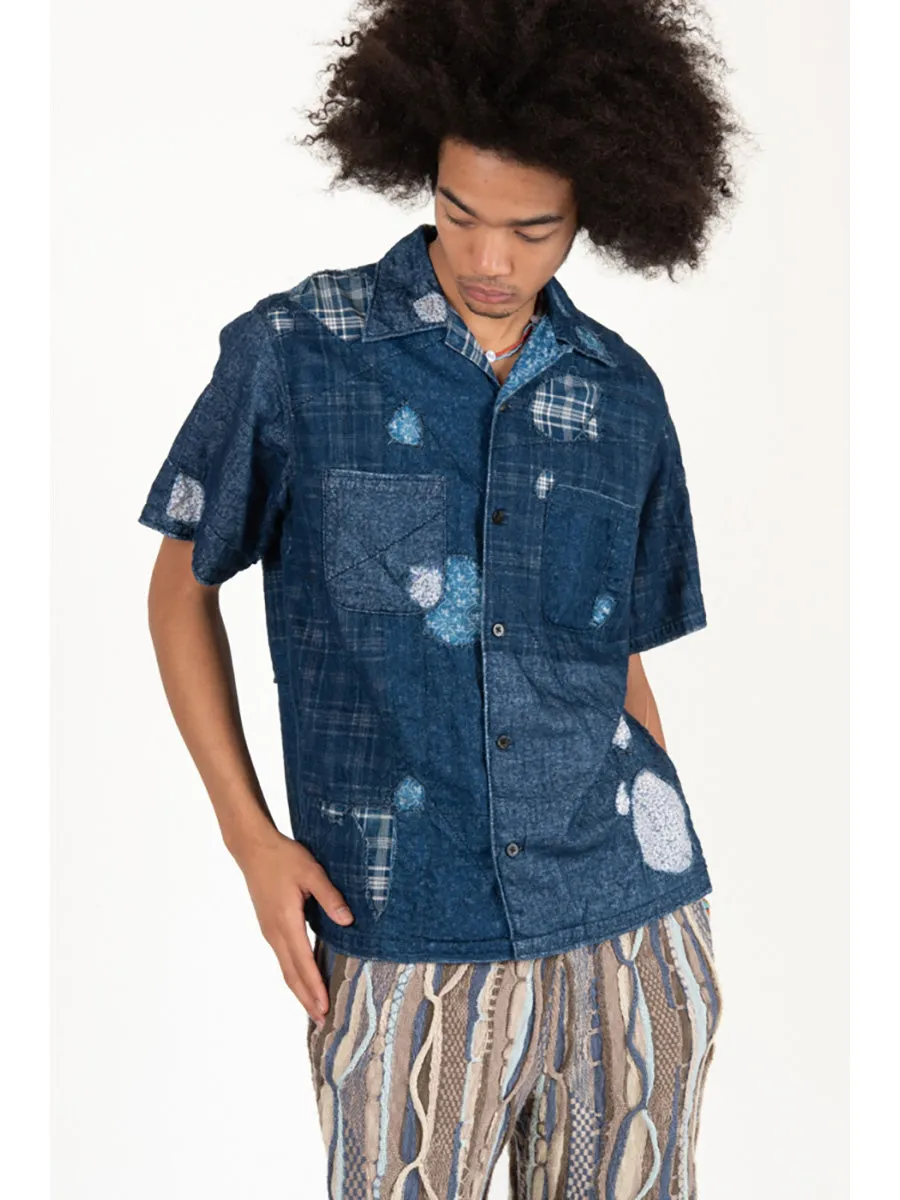 Kapital IDG Patchwork BORO Aloha - Indigo