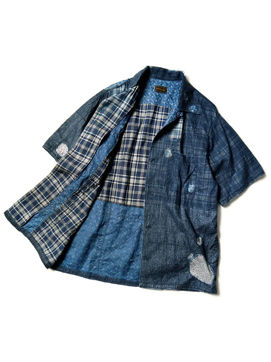 Kapital IDG Patchwork BORO Aloha - Indigo