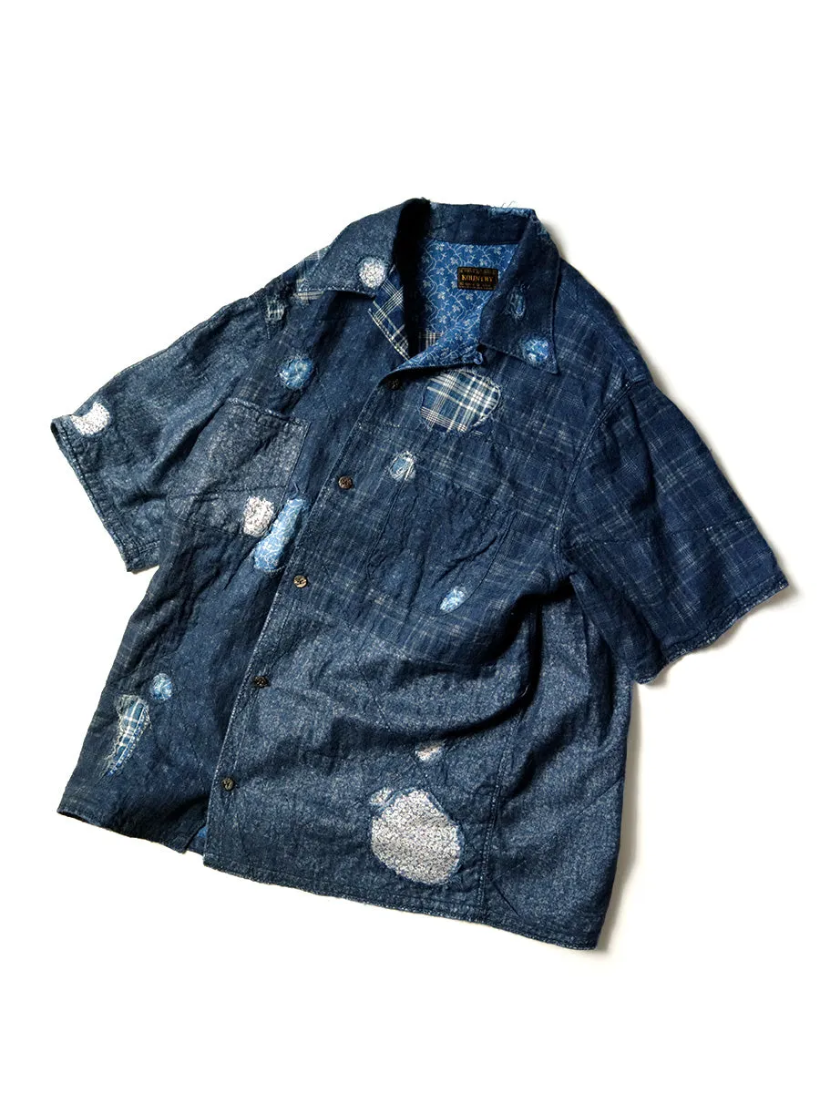 Kapital IDG Patchwork BORO Aloha - Indigo