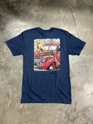 Lab Truck SS Tee - Navy