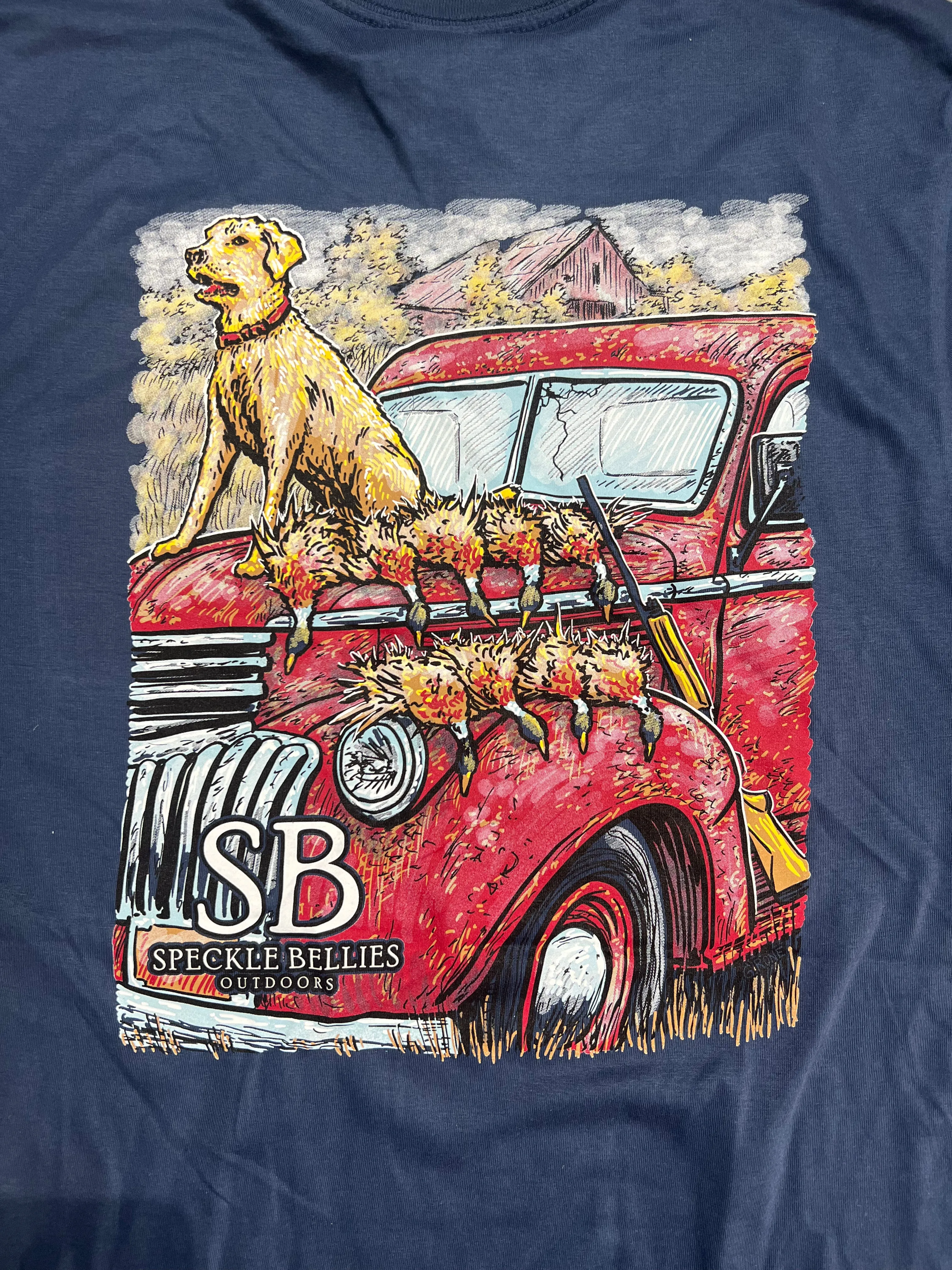 Lab Truck SS Tee - Navy