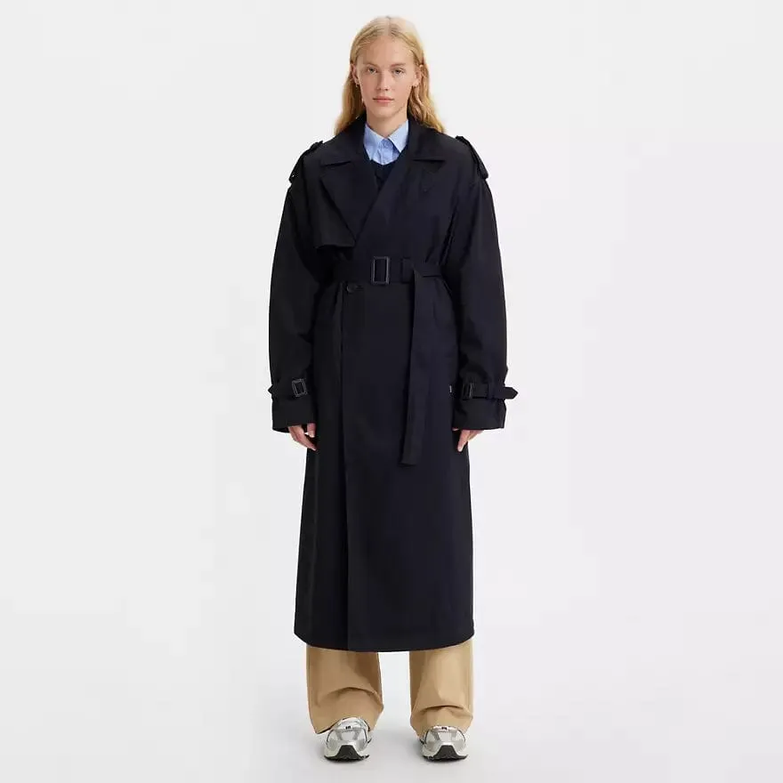 Levi's Slacker Trench Coat in Navy