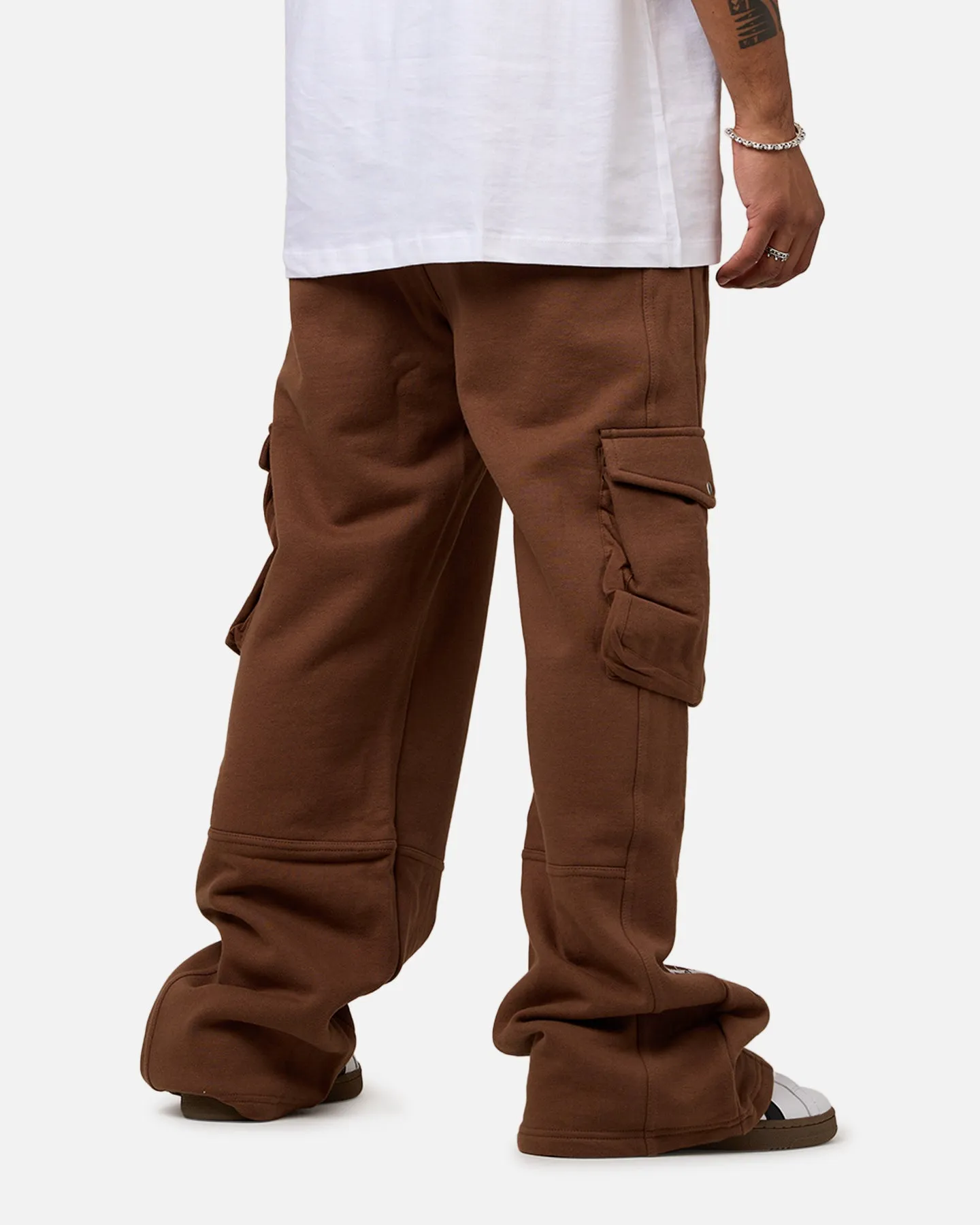 Loiter Utopia Cargo Sweat Pants Brown