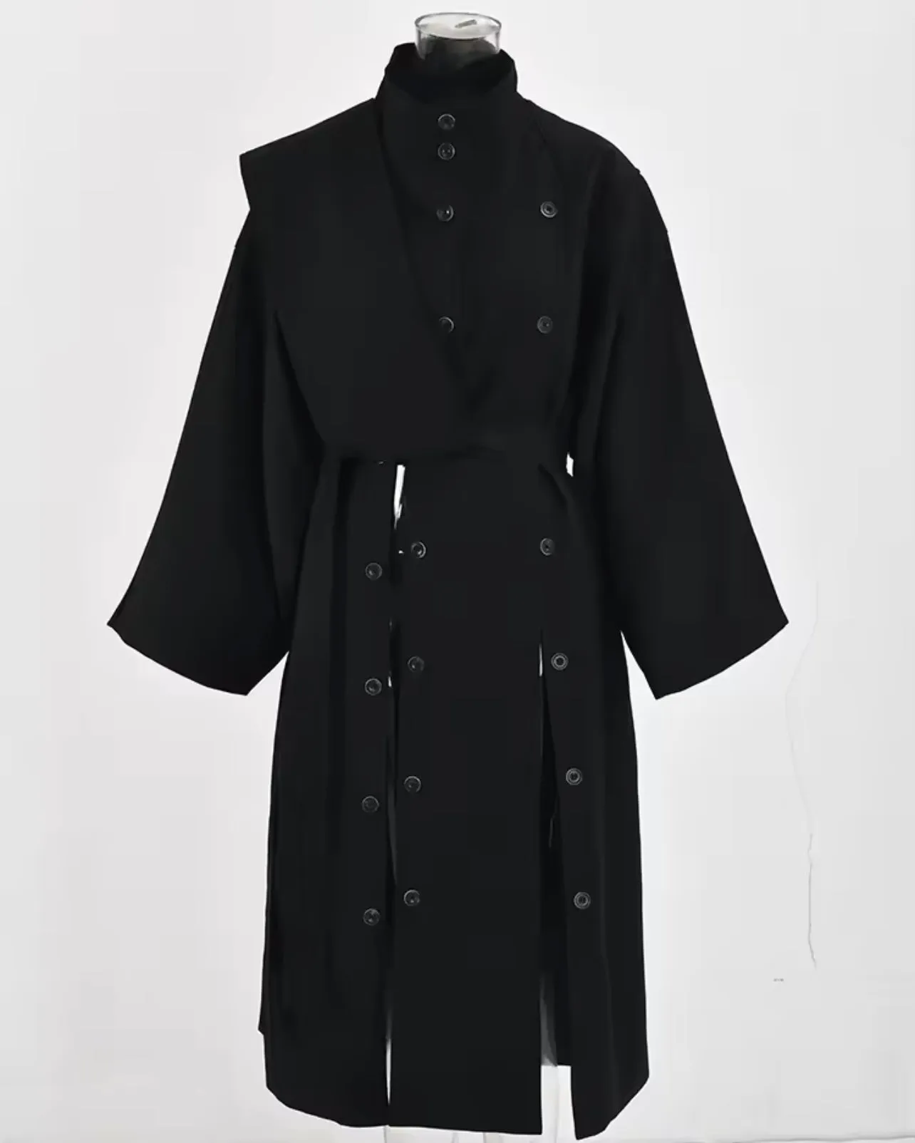 Luxe Button Trench Coat