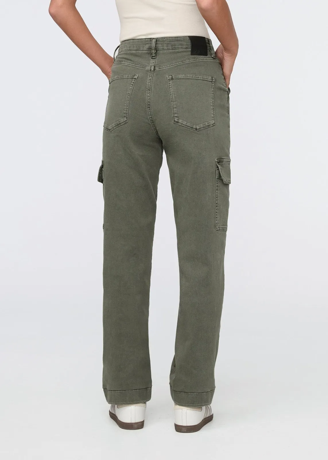 LuxTwill High Rise Cargo Pant - Thyme