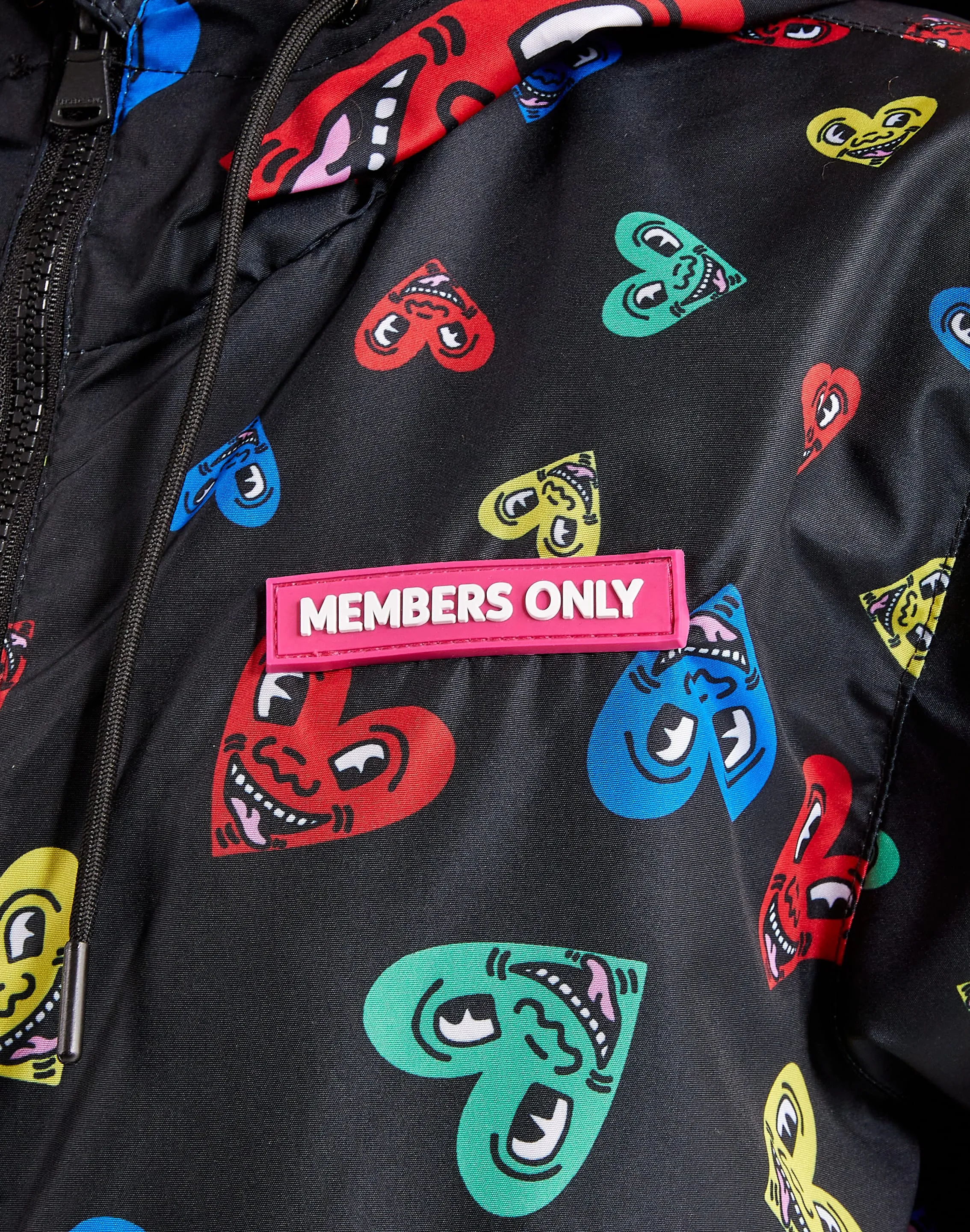 Members Only Keith Haring Heart Windbreaker