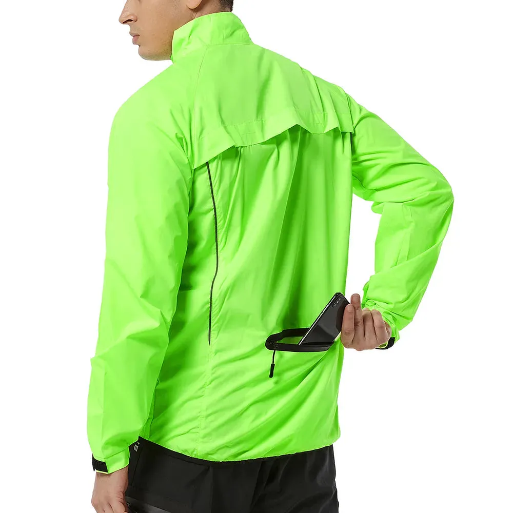 Men's Cycling Windbreaker Ultralight Reflective Windproof Jacket Men MTB Road Bike Wind Coat Long Sleeve Bicycle Clothing