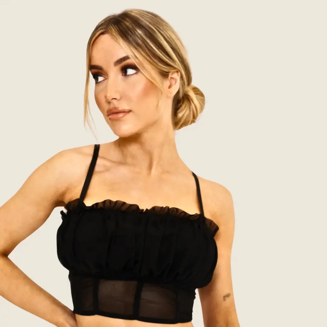 Mesh Crop Top