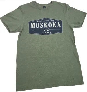 Muskoka T-Shirt in Kakhi Green