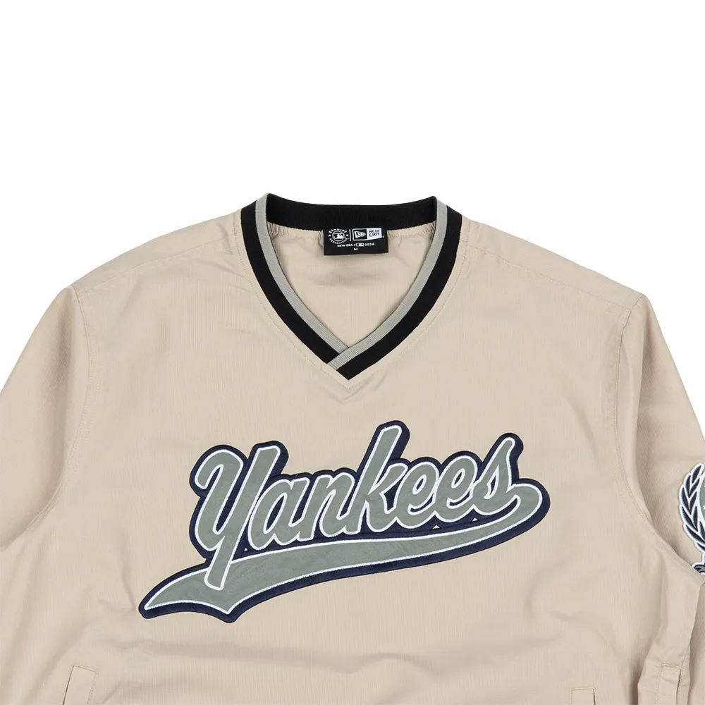 NY Yankees Windbreaker Crew 'Light Grey'