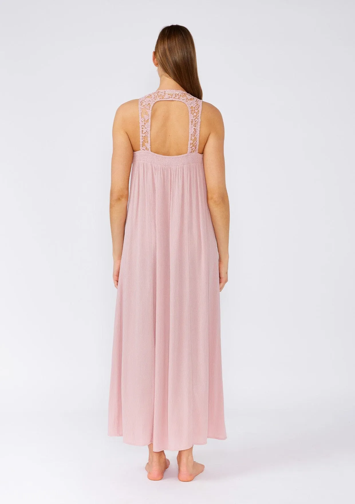 Odessa Crochet Maxi Dress