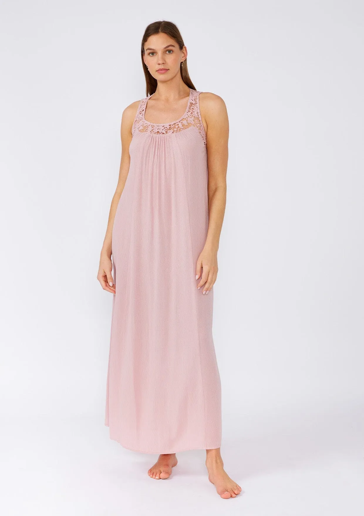 Odessa Crochet Maxi Dress