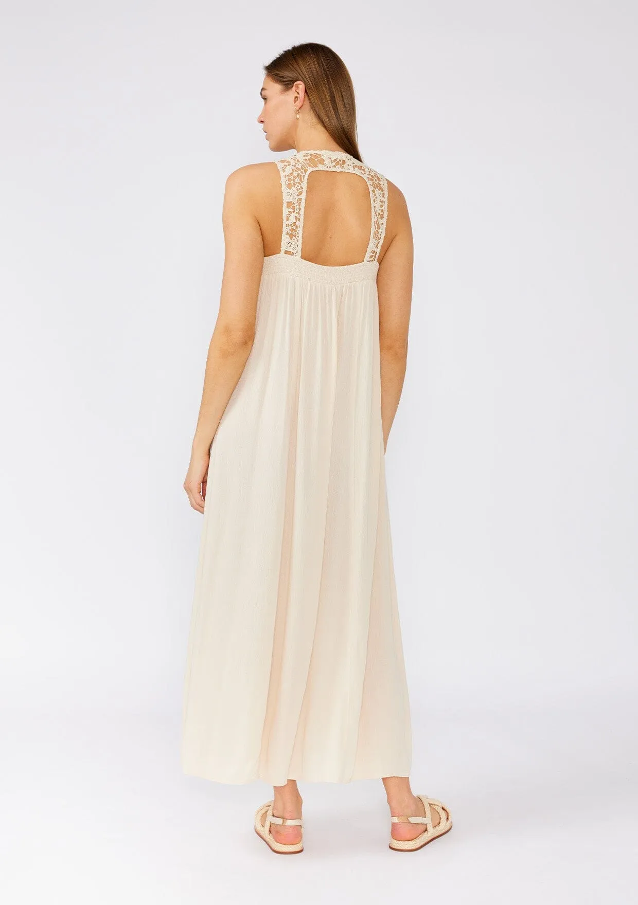 Odessa Crochet Maxi Dress