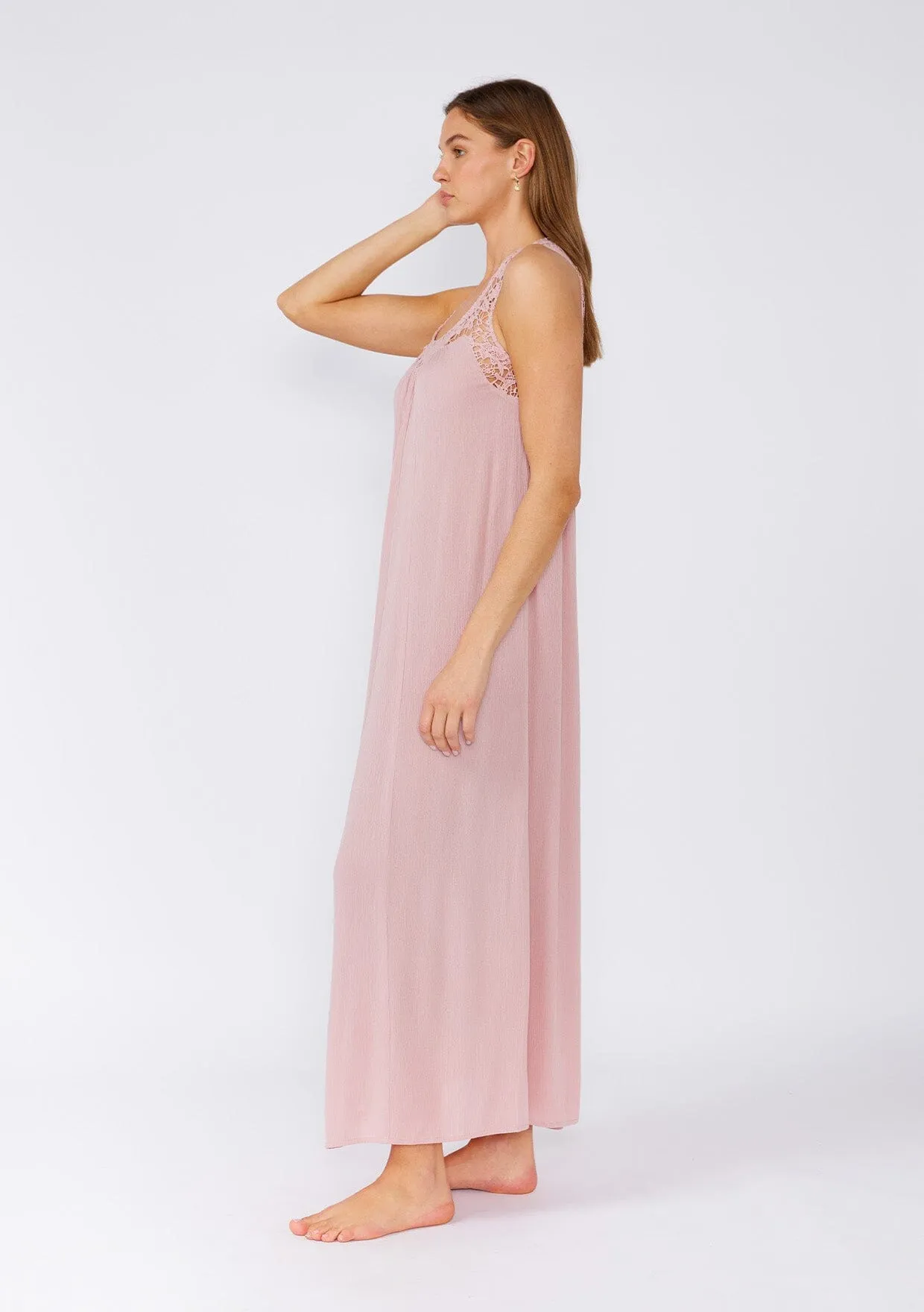 Odessa Crochet Maxi Dress