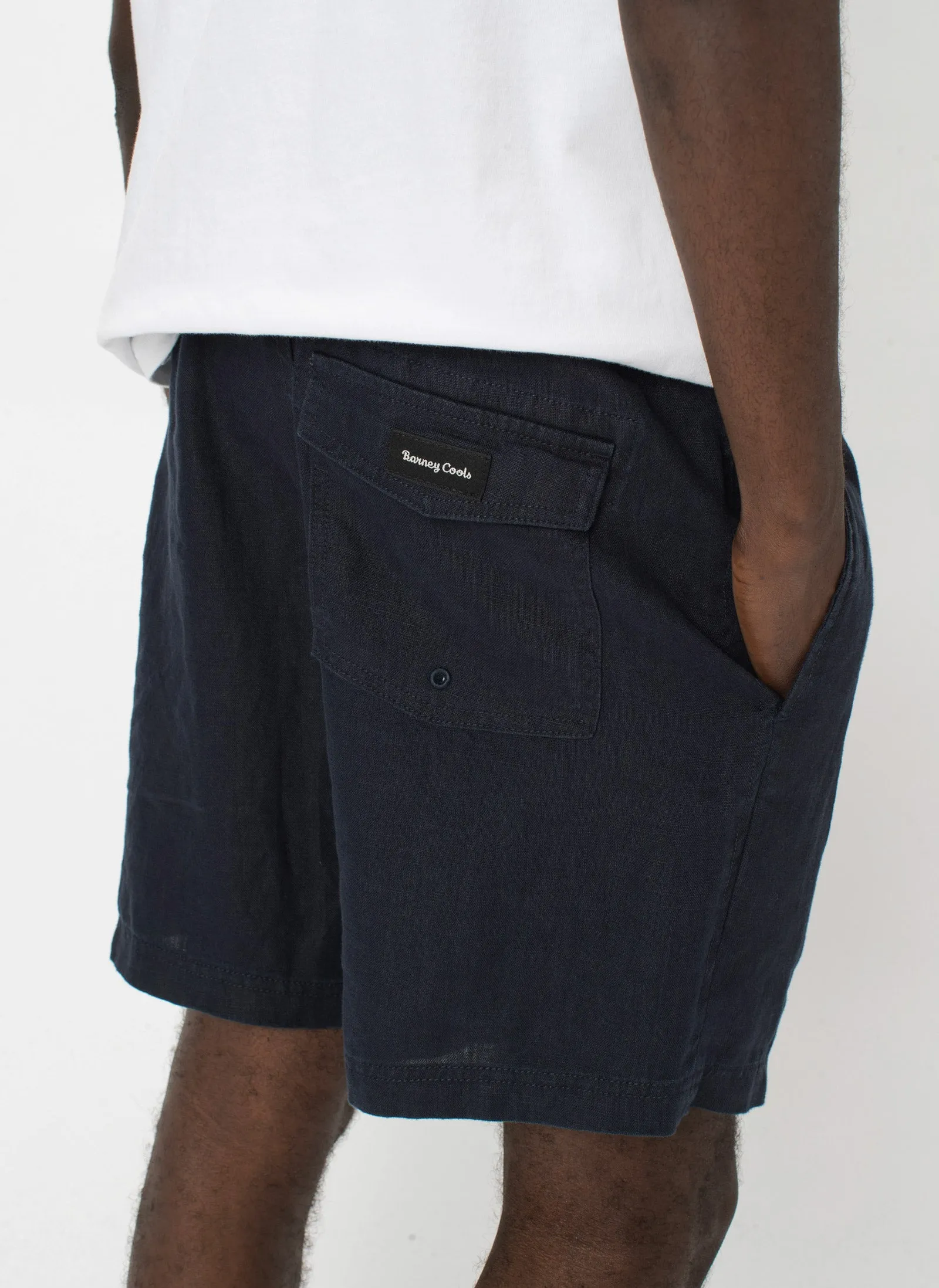 Poolside Linen Short Slate