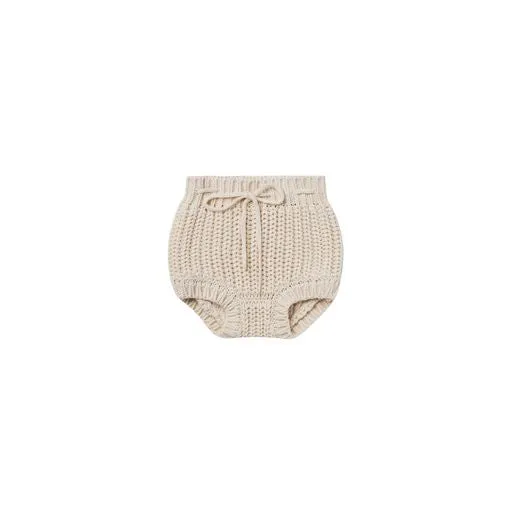 Quincy Mae Knit Tie Bloomer | Natural