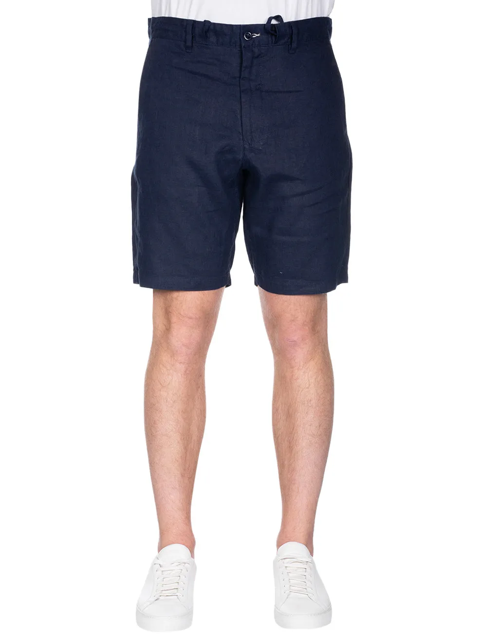 Relaxed Linen Shorts Marine